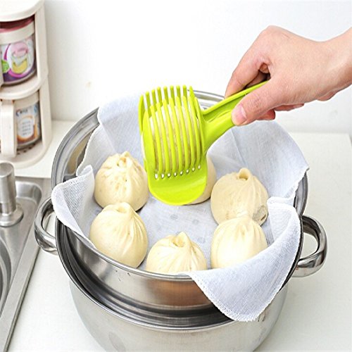 1pc Tomatenschneider Obst Cutter Ständer Utensilios De Cozinha Assistent lounged Tomato Lemon Aktenvernichter Slicer zufällige Farbe - 7