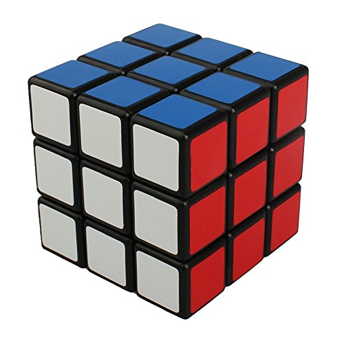 Preisvergleich Produktbild Aehma 3x3x3 Zauberwürfel schnell Drehwürfel mit festbedruckte Farbflächen für Konzentrations- und Kombinationsübungen - Rätsel-Würfel / Speed Cube / Magic-Cube