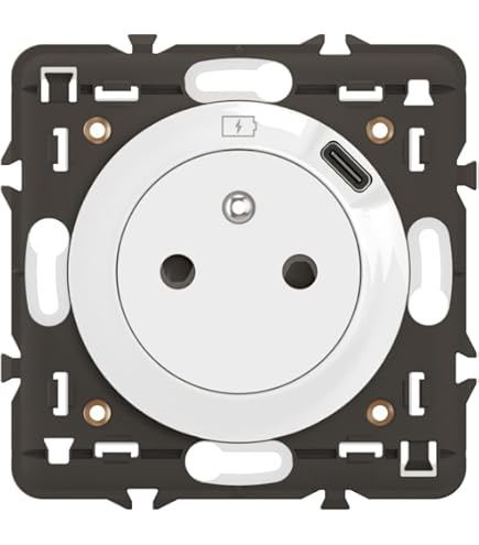 Prise De Courant Connectée Céliane With Netatmo 16A 3680W Connexion Par Bornes Automatiques Titane 067775