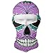 Produktbild Gxdchfj Purple Floral Sugar Skull Winter Hiking Full Face Mask Dust Proof Balaclava Hood for Men and Women