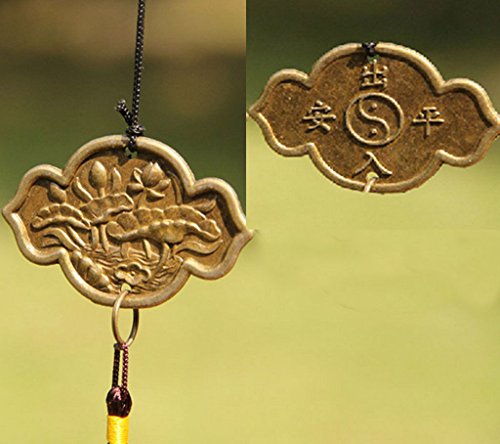 1x Glück Windspiel Klangspiel Chinesisch Fisch Lotusteich Glocke Feng-Shui - 6