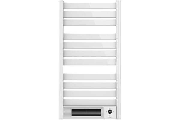Cecotec Elektrisk handdukstork med radiator klar varm 9790 keramisk handduk inbyggd keramisk värmare, 2000 W, LED-skärm, fjärrkontroll, timer, justerbar temperatur, svart