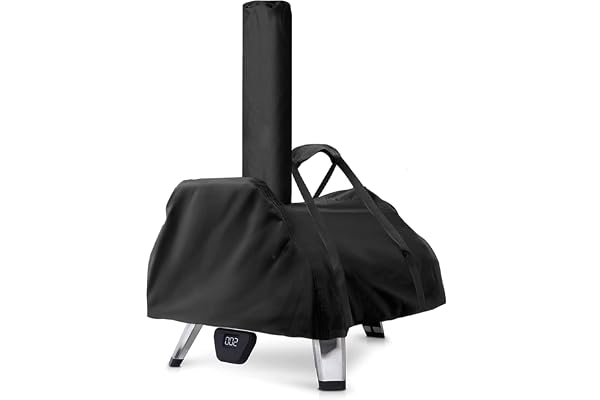 Fenghome Housse de four à pizza Ooni karu 16, étanche, résistante aux intempéries, sac de transport, tissu Oxford 420D, sac de transport, accessoires, noir, 83 x 52 x 34 cm