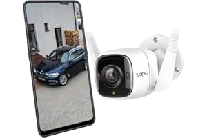 TP-Link Tapo C320WS | Kamera Wi-Fi zewnętrzna 2K QHD z kolorowym trybem nocnym | Detekcja ruchu | Dwukierunkowe audio | IP66 | Kompatybilna z Alexa i Google Home