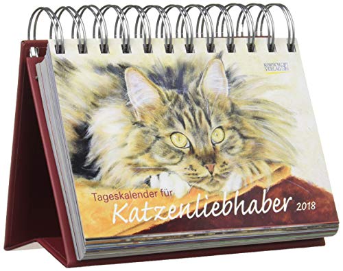 Tageskalender für Katzenliebhaber 2018: Tages-Aufstellkalender