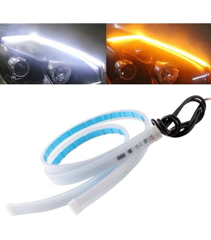 JOM LED Daytime Running Lights Module - E4 R87 Approved, 6000K-7000K, Plug & Play For Many Cars