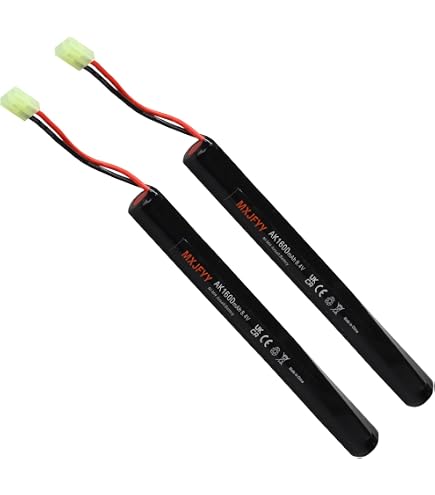 NUPROL 7.4v LiPo Battery 1200mAh 2S Deans Connector - For Airsoft