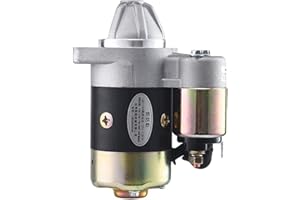 Jieotwice Pompes à Moteur, Pompe de Démarrage de Moteur Diesel, Groupe électrogène de Démarrage électrique, Démarreur de Moteur 12V 1,2KW QD114A (tourner en avant)