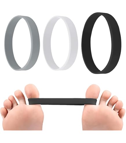 XPEX 2 paia alluce valgo correttore tutore alluce valgoCorrettore Separatore in Morbido Silicone Protezione Dolore Borsite Distanziatore Raddrizza Dita a Martello Piedi Protettore Supporto Uomo Donna