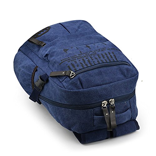 0159 # Qualitativ Leinwand Notebook Laptop Tasche Rucksack Herren & Frauen Casual Rucksack Bag 43,2 cm Anzug für 14/15,6/43,2 cm Laptop schwarz 17inch - 4