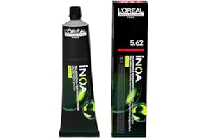 L'ORÉAL PROFESSIONNEL PARIS colore inoa 5.62 carmeline marrone chiaro rossastro iridescente 60 gr, Loreal