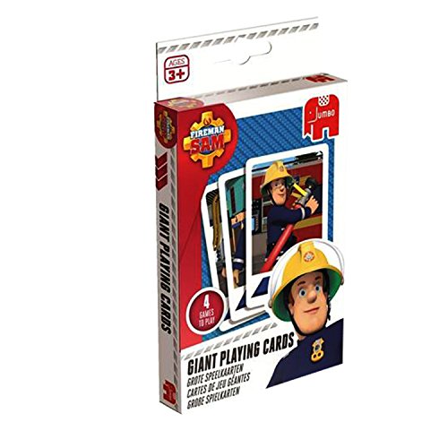 Preisvergleich Produktbild Jumbo 19400 - Fireman Sam Große Spielkarten, Kartenspiele