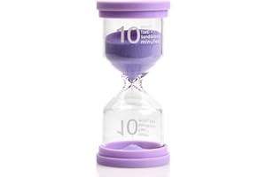 Pagezol Sand Timer Colorful Hourglass 3mins / 5mins / 10mins Hourglass Timer Egg Timer Creative Gift for Children Kids Classroom Game Toy Home Living Room Office Decoration