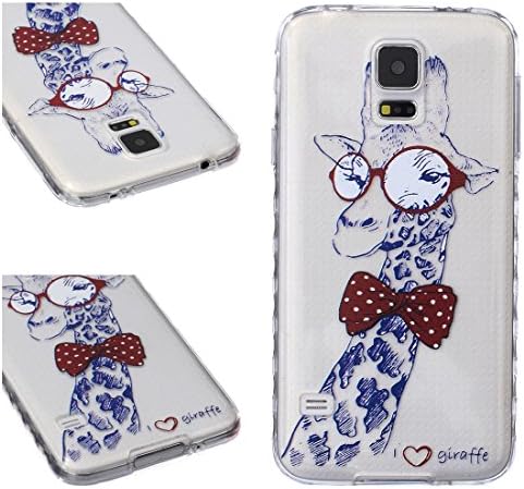 RoseMann Soft TPU Silicone Back Case Cover for Samsung Galaxy S5 Mini (Not for Samsung Galaxy S5)