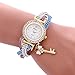 Produktbild Armbanduhr Damen Uhr Xinnantime Wrap Around Mode Vorhängeschloss Diamant Armband Analoge Quarz Damenuhr Frauen Farbe 6 (Standard, Weiß)