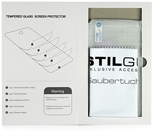 StilGut – Displayschutzfolie Panzerglas für Samsung Galaxy Note 3 N9005 - 5
