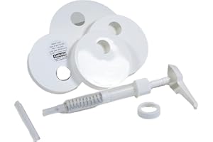 Carlisle FoodService Products Condiment Pump Kit, Polypropylene (PP), White