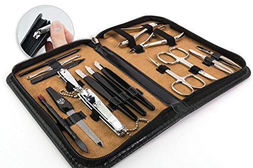 Drei Schwerter | Exklusives 16-teiliges Maniküre – Pediküre – Nagel – Pflege-Set / Etui | Made in GERMANY | VERSCHIEDENE DESIGNS (921000) - 3