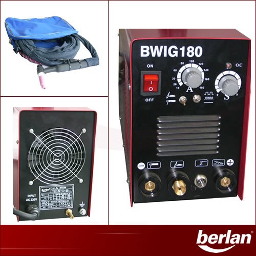 Berlan WIG/TIG Inverter Schweißgerät 180A – BWIG180 - 4