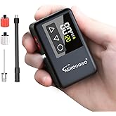GIGA PUMP 120 PSI Şarj Edilebilir Mini Bisiklet Pompası, Dijital Basın&ccedil; G&ouml;stergeli Bisiklet Pompası, 108 gr Taşınabilir Bisik