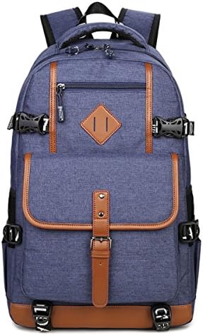 UGOOO Lightweight Laptop Backpacks 15.6 Mens Slim Business Backpack for Laptop/Notebook/Computer (Blue)