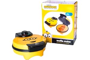 Pangea Uncanny Brands-Máquina (Minions) con impresión de Logo en el gofre, 50 W, 5.3 tons, Alloy Steel, Amarillo