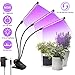 Produktbild LED pflanzenlampe, Vogek 30W Grow Lampe Pflanzenlicht Pflanzenleuchte mit Timing Wachstumslampe,3 Timer 4/8/12H, Dimmbar 8 Lichtstärken für Zimmerpflanzen Gartenarbeit Gewächshaus
