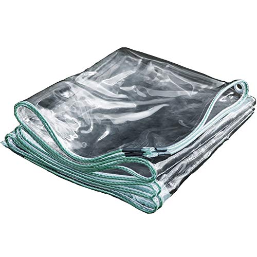 Lona- Impermeable Transparente Espesar lámina Impermeable Balcón Cortina de Lluvia Protección Solar Tela de PVC 420G / ㎡ (Tamaño : 1x3m)