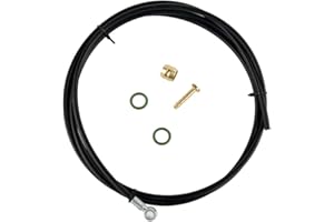 LVYXON KIT TUBI FRENO BICI PER-SHIMANO-BH90 SLX M7000 XT M8000 XTR M9000 SERIE FRENI,Tubo flessibile idraulico del freno della bicicletta,Gomma