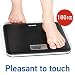 Produktbild Tatkraft Style Digital Personenwaage Körperwaage Gewichtswaage Digitalwaage Leder Look Schwarz 180KG