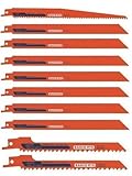 10 Neue Bahco Belzer Recipro Sägeblätter Set 150 mm