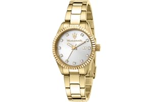 Maserati Montre Femme, Collection COMPETIZIONE, en Acier Inoxydable, PVD Or - R8853100506