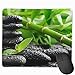Produktbild Spa Decoration Asian Zen Garden Stone Bamboo Zen Personalized Design Mauspad Gaming Mauspad with Stitched Edges Mousepads, Non-Slip Rubber Base, 300 x 250 x 3 mm Thick - Best Gift Idea