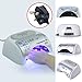 Elite99 48W Pro CCFL & LED UV Nail Dryer Professional Nail Curing Light Machine Suitable for Home or Salon Use. Works with All Leading Brand of UV LED Gel Nail Polish. 3 Timers Presets (10, 20, 30 seconds) + Removable Magnetic Tray + LCD Display + a UK 3-pin plug