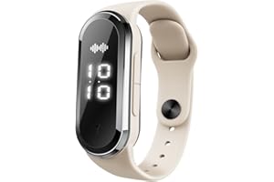 BSTCAR Ultraschall Mückenschutz Armband mit Zeit Temperaturmessung Schrittzähler, Insektenschutz Anti-mücken Silikon Uhr Gegen Moskito Band Armbänder Kinder und Erwachsene