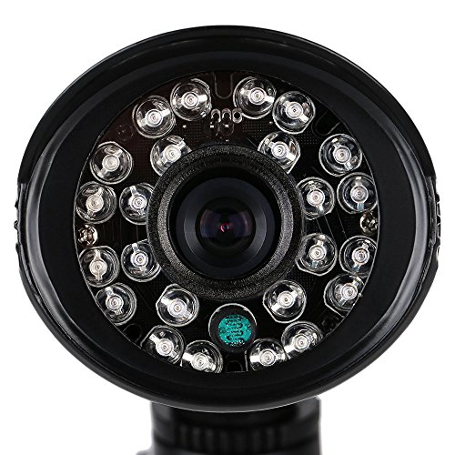 Mejor Ahorro para KKmoon Kit 4 Cámara Bala de Vigilancia 800TVL CCTV
Lente 3.6mm Video 24 LED IR-CUT, Negro Revisión