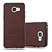 Produktbild Cadorabo Hülle für Samsung Galaxy A3 2016 (6) - Hülle in Wooden Kaffee – Handyhülle aus TPU Silikon in Vintage Holz Optik - Silikonhülle Schutzhülle Ultra Slim Soft Back Cover Case Bumper