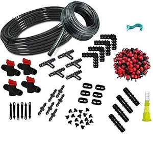 Ascension Agro Drip Irrigation Garden Watering Plants Drip Kits Adjustable for 25 Plants drip kit