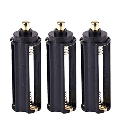 Preisvergleich Produktbild 3 Stück 3 AAA Batterie Halter, Siswong Tragbar Taschenlampe Fackel Batterie Lagerung