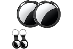 CYBERDOT Air Tracker Tags-2 Pack [Apple MFi Certified] Smart Bluetooth Item Finders Pair with Apple Find My (IOS Only)Worldwide Real Time Tracking Locator Waterproof for Key Kid Pet Backpack Wallet Dog Luggage