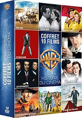 Warner Bros Collection de 10 films de l'histoire du cinéma Warner - Coffret DVD