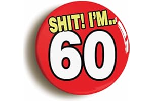 Ozorath BIRTHDAY SH1T FUNNY BUTTON BADGE