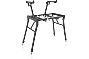 gear4music Two Tier Stand for Pianos & Keyboards Up To 88 Keys
