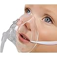 Baby Oxygen Mask with Open Design | 7 Inch Tubing | Easy Acess for Fluids and Medication | from 0.25LPM to 5LPM | Open and Comfortable Design | Reduces Skin Irritation