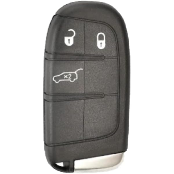 OFF WE GO Custodia Chiave per Jeep Telecomando Copri Chiavi per Cherokee Grand Renegad Compass Wrangler Commander Dodge Dart Durango Journey Ram Fiat Guscio Auto Copertina Chiave Macchina, Oro Nero