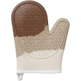Promosyonca Premium Fırın Eldiveni, Isıya Dayanıklı Silikon, 250&deg;C Koruma, Kaymaz Y&uuml;zeyli, Pamuk Astarlı, 28x18 cm, Tekli (Ka