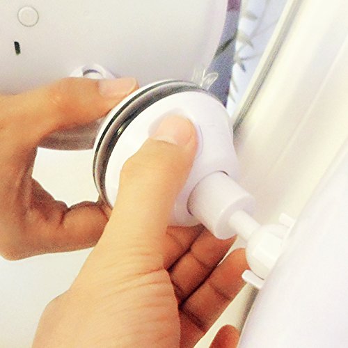 Kosmetikspiegel Vergrößerungspiegel mit USB Wiederaufladbare LED Ringbeleuchtung und 7-Facher Vergrößerung Deallink LED Beleuchtung Rasierspiegel Badspiegel Drehspiegel mit Touch-Schalter und Saugnapf-Halterung - 3