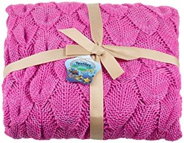 Luxury Mermaid Tail Blanket with Crochet Hand Knitted Scales Wrap Sleeping Bag for Adult By Kreative Kraft™ (Pink)