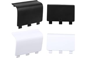 GOSKNOR 4stk Akku-Rückabdeckung für Xbox One Controller, Ersatz-Akku-Rückabdeckung, [NICHT für Xbox Series X/S] Reparaturteil für Akku-Rückabdeckungen für Kabellosen Controller
