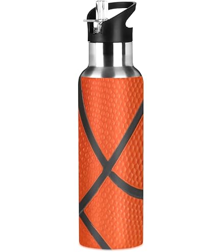 Vnurnrn Chitarra Rock Roll Bottiglia Acqua Acciaio Inox, Isolato Borraccia Termica Senza BPA 600ML per Bevande Calde e Fredde per Bambini Sport Ciclismo Scuola